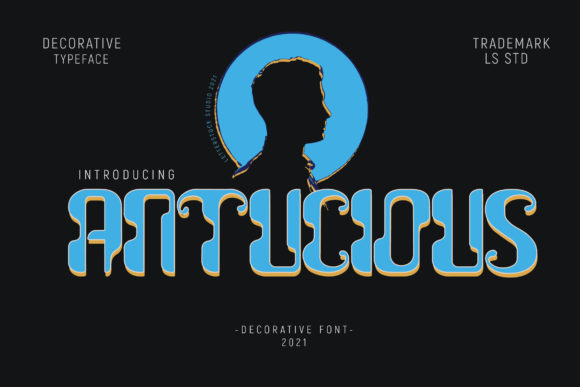Antucious: A Retro Display Font