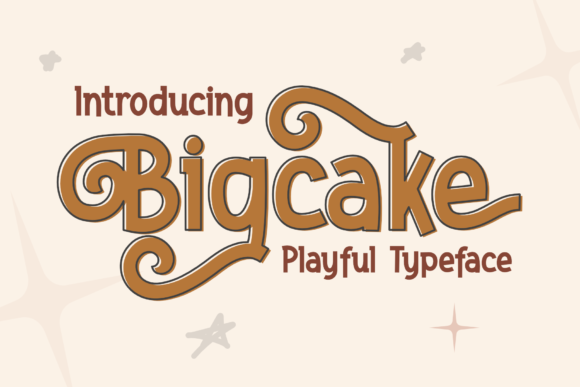 Bigcake: A Playful Font for Creative Projects