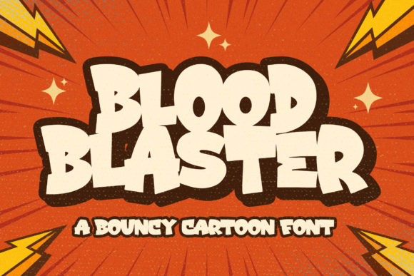 Blood Blaster: A Playful Display Font That Stays Authentic