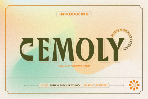 Cemoly: A Display Font That Breathes Quiet Confidence