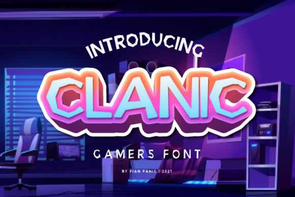Clanic: A Playful Display Font for Digital Branding