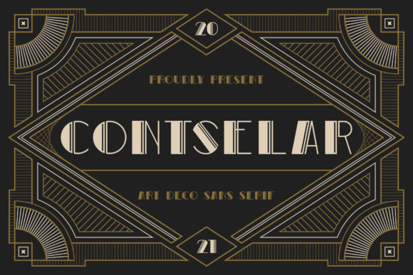 Contselar: A Modern Display Font