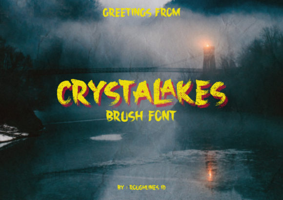 Crystalakes Brush: A Display Font That Builds Brand Trust