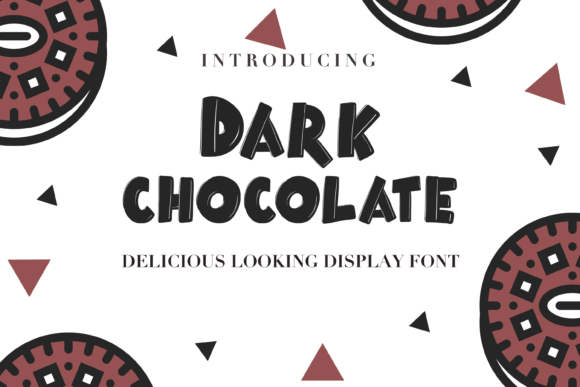 Dark Chocolate Font: A Playful Display Typeface for Handmade Brands
