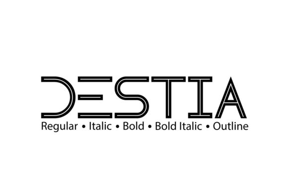 Destia: A Modern Display Font That Makes Handmade Products Shine