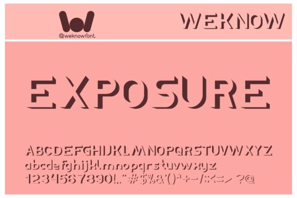 Exposure: A Display Font That Makes Your Brand Instantly Memorable