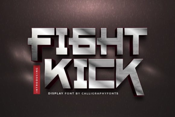 Fight Kick: A Bold Display Font