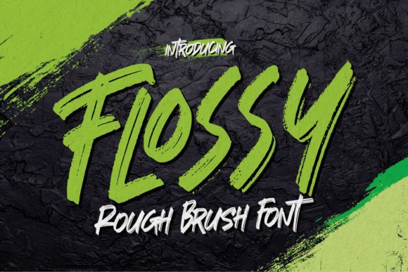 Flossy: A Bold Display Font for Editorial Design