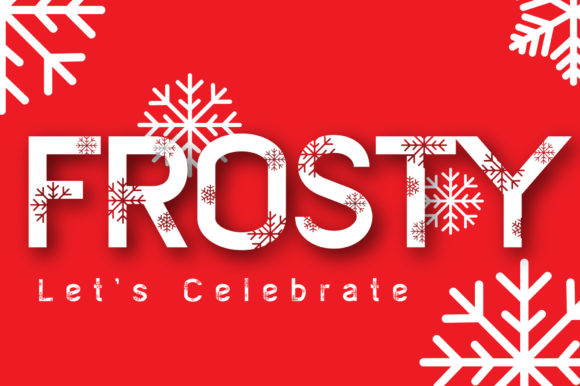 Frosty: A Wintery Display Font