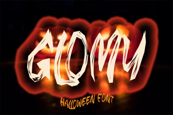 Glomy: A Creepy Display Font