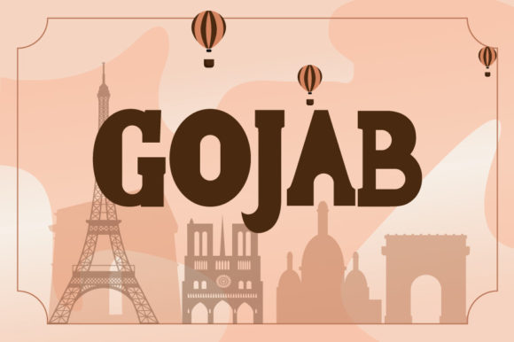Gojab: A Bold Display Font for Web Design