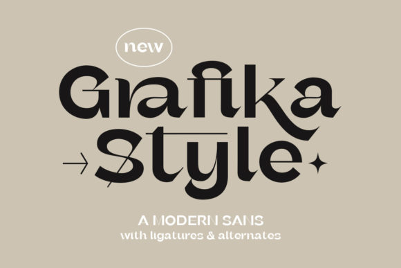Grafika: A Luxurious Display Font for Digital Branding