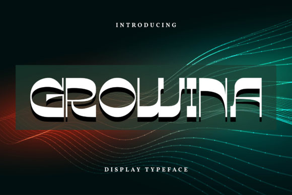 Growina: A Bold Display Font for Creative Projects