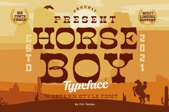 Horse Boy: A Bold Display Font