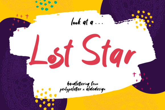 Lost Star: A Font for Creative Campaigns