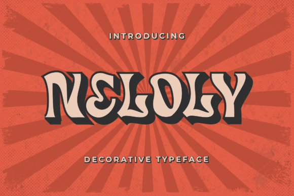 Neloly: A Wavy, Chic Display Font for Distinct Branding