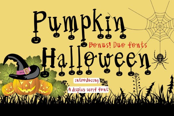 Pumpkin Halloween Font for Bold Digital Branding