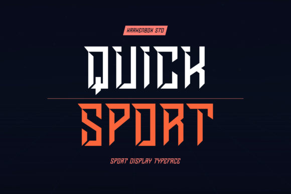 Quick Sport Font for Web Design