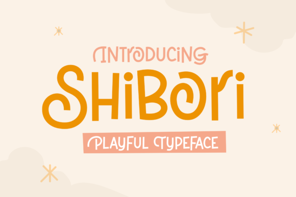 Shibori Font for Business Branding