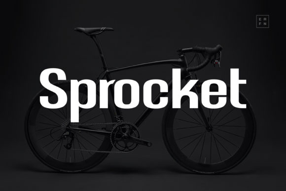 Sprocket: A Bold, Mechanical Display Font