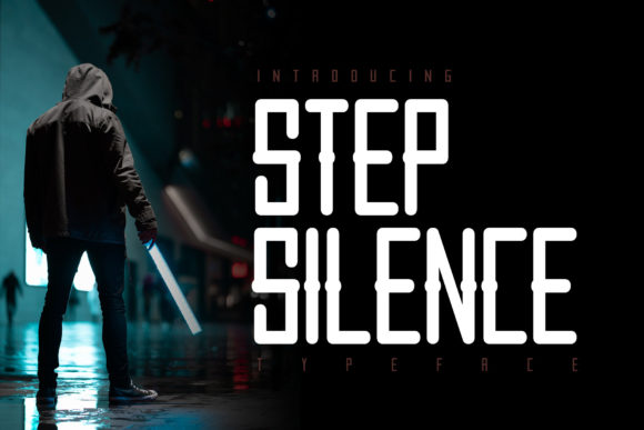 Step Silence Font for Bold Web Design