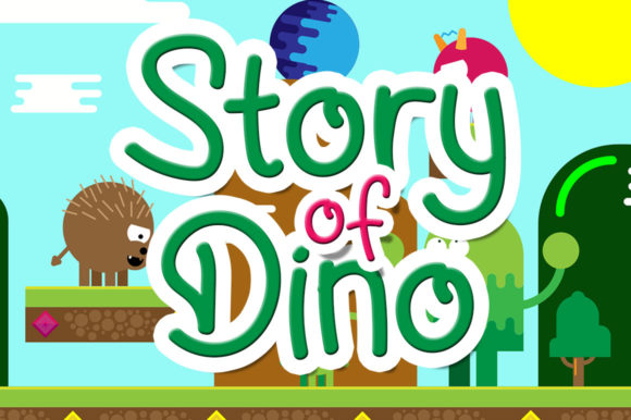 Story of Dino: A Playful Display Font for Editorial Charm