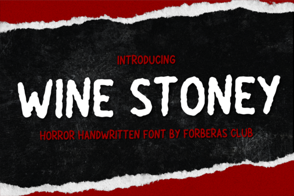 Wine Stoney: A Bold Display Font That Commands Attention Online
